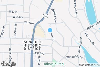 Map image of the property - 3817 Cedar St