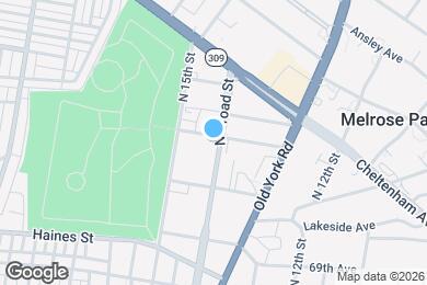 Map image of the property - 7048 N Broad St