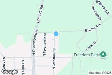 Map image of the property - 814 N Greenbriar St