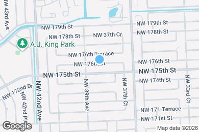 Map image of the property - 3840 NW 176th St