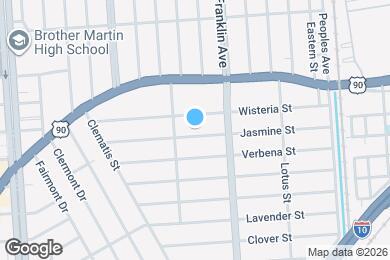 Map image of the property - 2537 Jasmine St