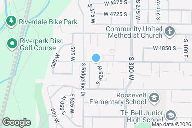 Map image of the property - 445 W 4900 S