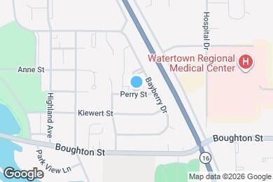 Map image of the property - 1062 Perry St