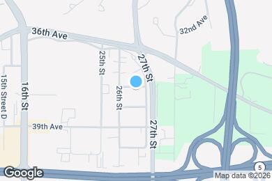 Map image of the property - 2620 37th Ave