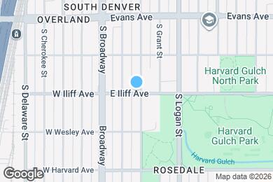 Map image of the property - 2295 S Sherman St