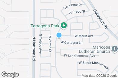 Map image of the property - 18970 N Alicante St