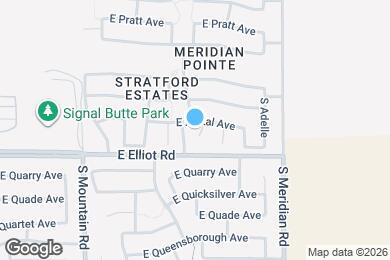 Map image of the property - 3538 S Calderon Cir