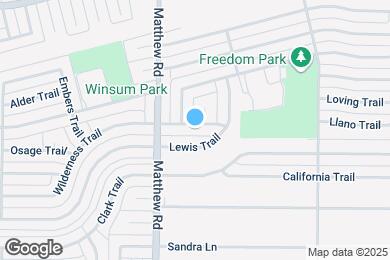 Map image of the property - 1617 Wilderness Trail