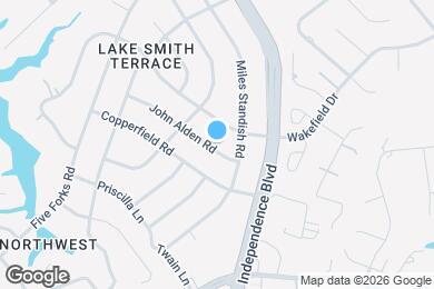 Map image of the property - 4616 John Alden Rd