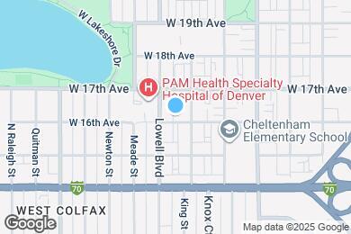 Map image of the property - 3517 W 16th Ave