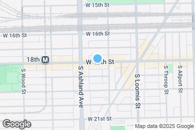 Map image of the property - 1523 W 18th St