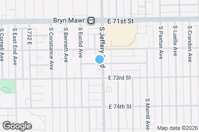Map image of the property - 7236 S Jeffery Blvd