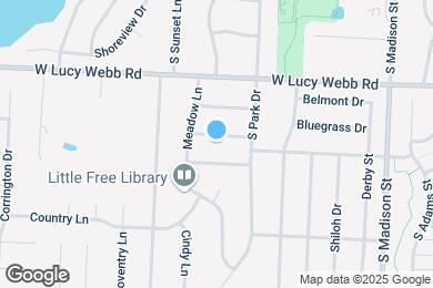 Map image of the property - 609 Rosehill Dr