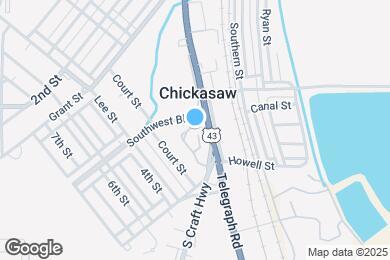 Map image of the property - Oak Garden