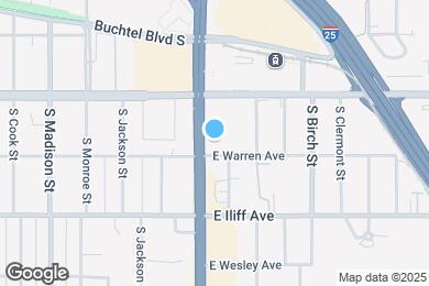 Map image of the property - 2180 S Colorado Blvd