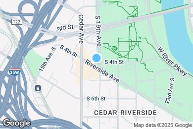 Map image of the property - 400 19th Ave S