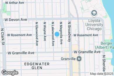 Map image of the property - 1251 W Rosemont Ave