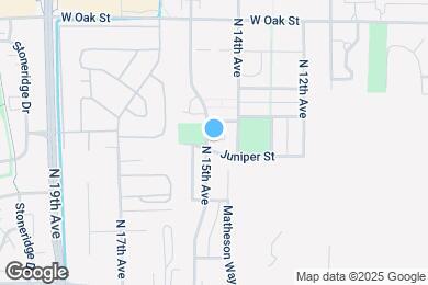 Map image of the property - 1016 N 15th Ave