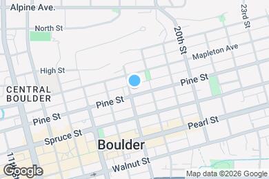 Map image of the property - 1709 Pine St
