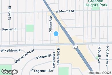 Map image of the property - 8022 Oriole Ave
