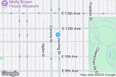 Map image of the property - 1107 N Downing St