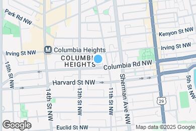 Map image of the property - 1119 Columbia Rd NW