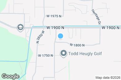 Map image of the property - 2732 W 1800 N