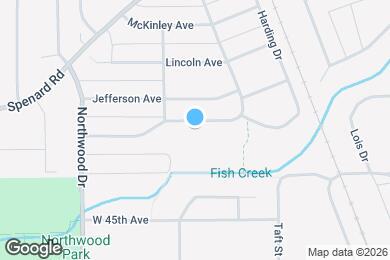 Map image of the property - 2210 Roosevelt Dr