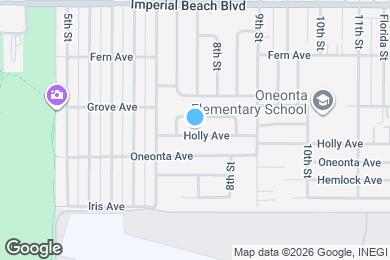Map image of the property - 730 Holly Ave