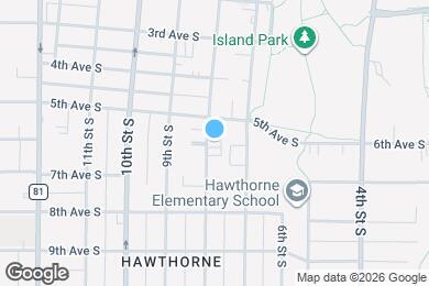 Map image of the property - 516 8th St S