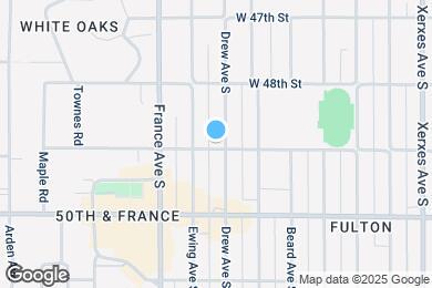 Map image of the property - 4852 Drew Ave S