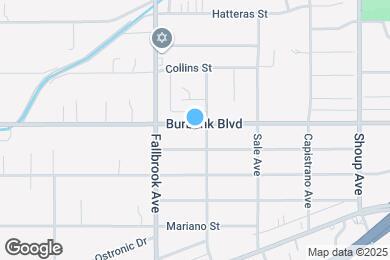 Map image of the property - 22714 Burbank Blvd