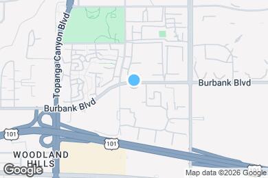 Map image of the property - 21650 Burbank Blvd
