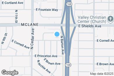 Map image of the property - 4465 E Cornell Ave