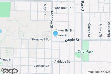 Map image of the property - 1409 Moore St