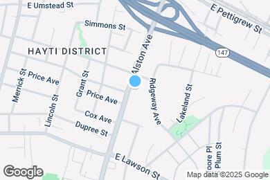 Map image of the property - Room in House on S Alston Ave
