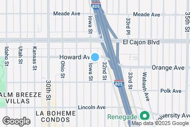 Map image of the property - 4177 Iowa St