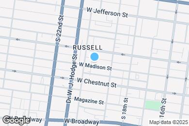 Map image of the property - 1933 W Madison St