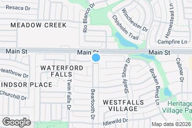 Map image of the property - 8862 Beartooth Dr