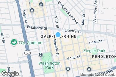 Map image of the property - 1501 Vine St