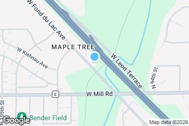 Map image of the property - 9838 W Fond du Lac Ave