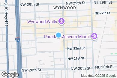 Map image of the property - 250 NW 23rd St