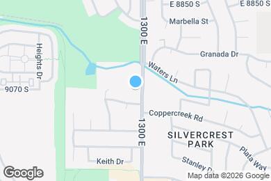 Map image of the property - 9078 S 1300 E