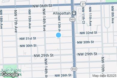 Map image of the property - 3040 NW 13th Ave