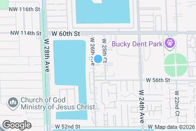 Map image of the property - 5729 W 26th Ave