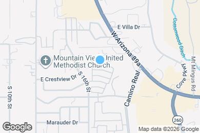 Map image of the property - 1725 Oro Dr