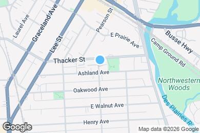 Map image of the property - 931 S Cora St