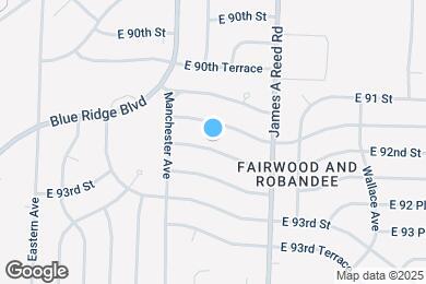 Map image of the property - 7908 E 92nd St