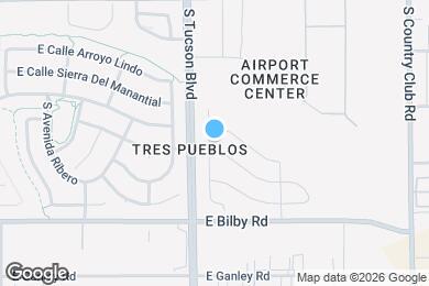 Map image of the property - 2557 East Calle Joya de Ventura