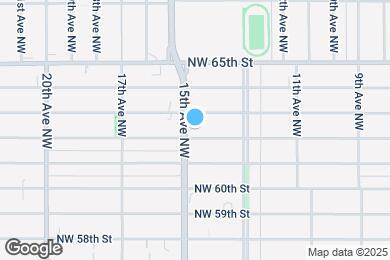 Map image of the property - 1446 NW 62nd St